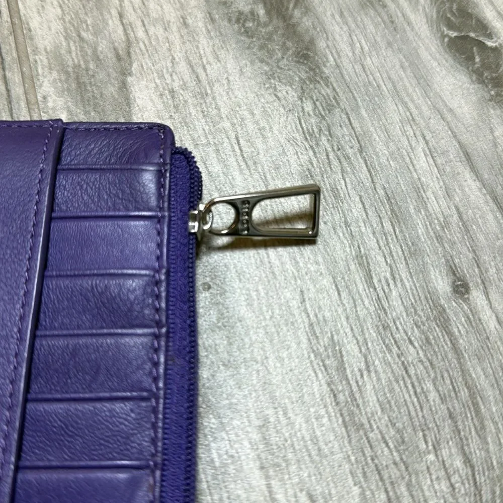 Lodis Womens Be Organize Julia Long Stacker ID & Card Wallet Purple
